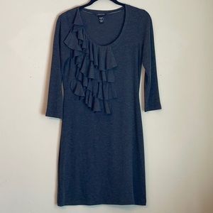 Small Dark Grey Half Sleeve Dress